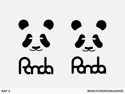 Panda - Day 3 #DailyLogoChallenge