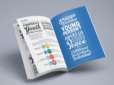 The AIESEC Way aiesec corporate identity icons illustrations mission print typography values