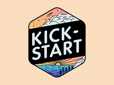 Kickstart Badge badge emblem kickstart logo