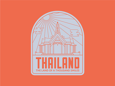 Thailand Badge badge emblem lineart logo thai thailand