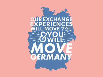 Move Germany Typography badge germany move typography