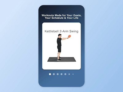Card Swipe & 3D Spread app exercise fitness motion motion design motion graphics workout