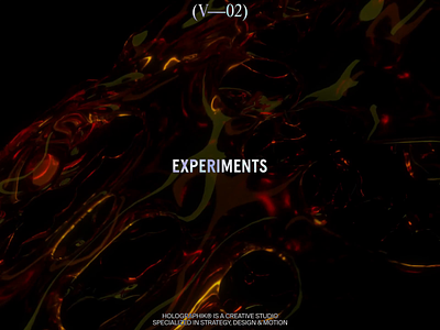 Experiments 3d animation branding design digital digital art graphic design motion graphics music video