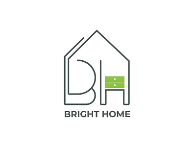 Bright Home logo logo design branding