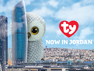 TY in Jordan branding creative graphic design poster ty