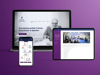 ASMA KAYYALI creative ui uiux ux web website