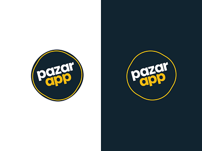 Pazar App branding creative design icon logo logo design vector
