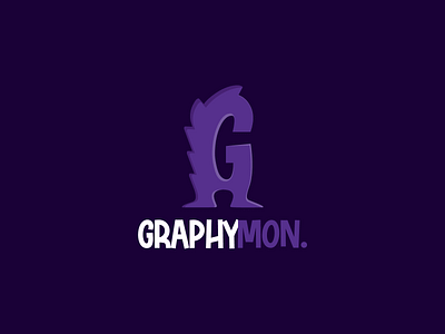 GraphyMon. branding design graphic design icon logo logo design monster vector