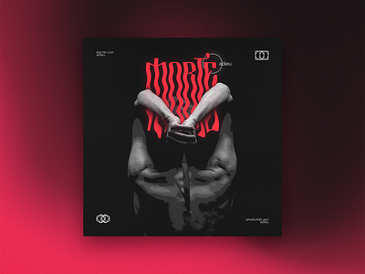 Single "Morte" - Cover art rereading cover art design music typography