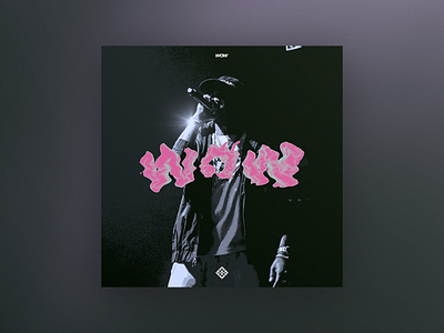 "WOW" cover art concept cover cover art design music typography web