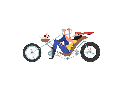 Tour De Freelance collaboration animation bike de france fireart fireart studio illustration tour