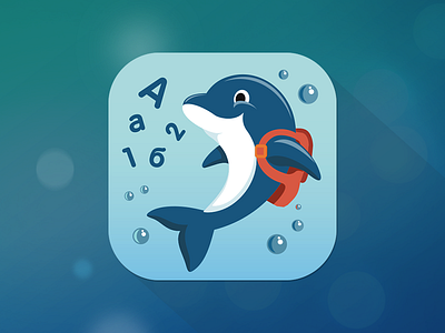 Alphabet App Icon alphabet character emotion fireart fireart studio icon illustration ios penguin