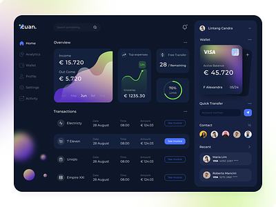 Fintech Dashboard Exploration