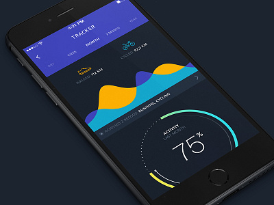 Fitness tracker app