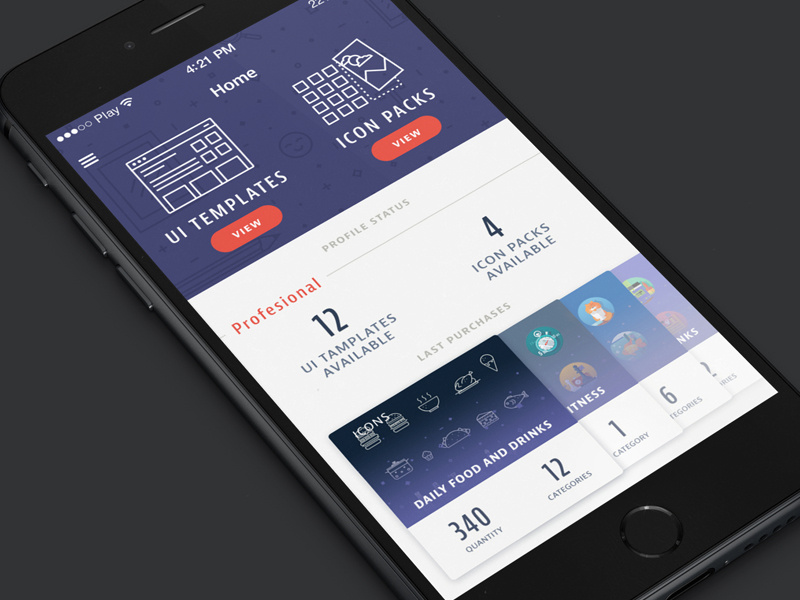Marketplace Home page by Fireart Studio on Dribbble