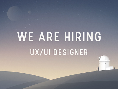 Hiring Middle UX/UI Designer! designer fireart fireart studio hiring job opening ui ux vacancy warsaw