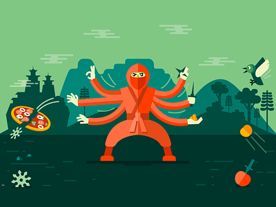 Quick Reflexes banner fireart fireart studio game google google play google play games ninja pizza shuriken
