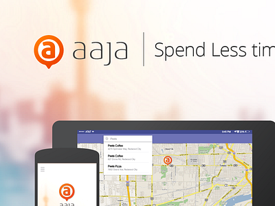Aaja - Location sharing UI application location sharing ui