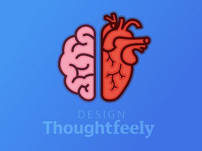 Thoughtfeely Blog Article Icons blog post brain design design process editorial heart icon illustration ui ux vector vibrant