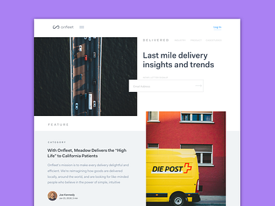 Onfleet Blog Design/Dev