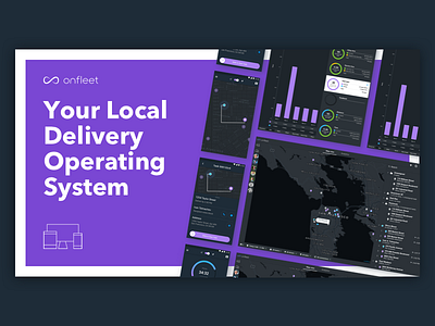 Onfleet Presentation Materials android app branding browser data data vis data visulization deliver delivery design ios last mile last mile delivery mobile onfleet presentation presentation design slides ui ux