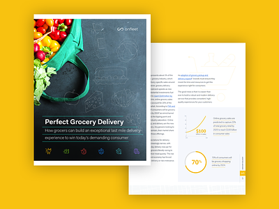 Perfect Grocery Delivery White Paper delivery design digital marketing editorial grocery indesign landing page layout logistics marketing marketing design onfleet print typogaphy web