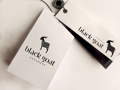 Hang tags and yarn pocket branding fashion packaging