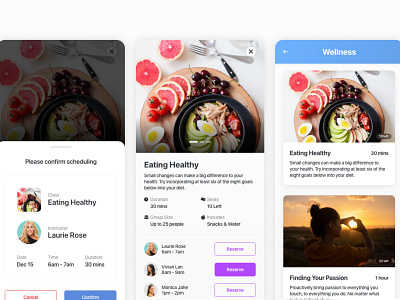 Wellness App ui ux