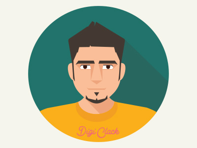 Self portrait Flat Design