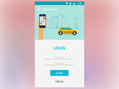 Taxi App Prototype - Illustrator app business flat illustration interface prototype ui user user experience user interface ux vector