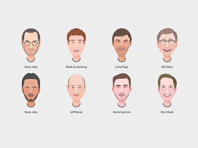 Avatar Series V2 - Most influential people in tech