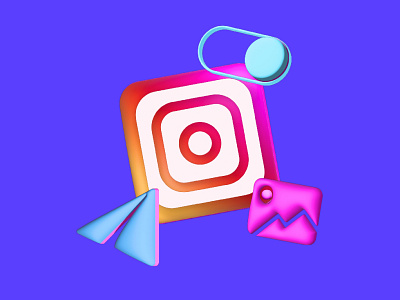 3d icon 3d icon image instagram socialmedia