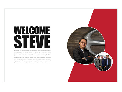 WELCOME STEVE