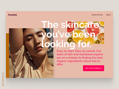 Skincare Landing Page