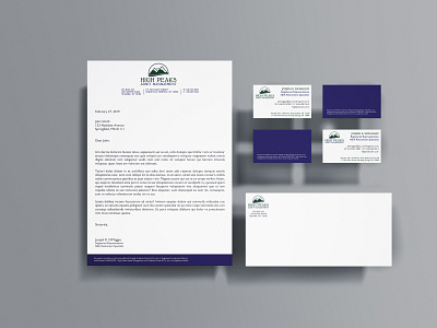 Stationery - Branding Project branding business cards envelope financial firm graphic design letterhead print stationery