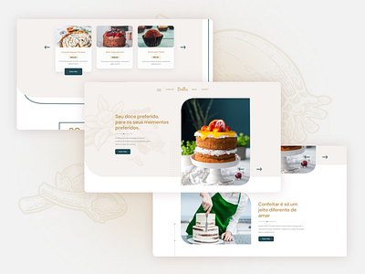 Bollu - Confectionery Store bakery candy confectionery design dessert figma minimalist online store shop store ui ui design