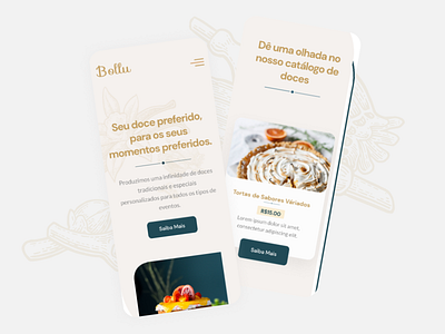 Bollu - Confectionery Store bakery candy confectionery design dessert figma online store shop store ui ui design