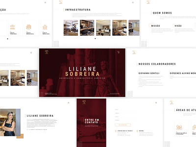 Liliane sobreira - Lawyer desktop lawyer minimalist modern site ui ui design website