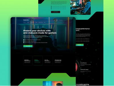 Kaspersky Security Cloud Gamers Edition - Landing Page