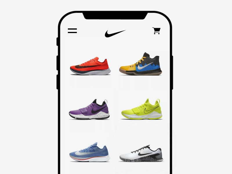 Nike - Add to cart concept