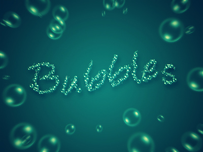 Bubbles brush bubbles photoshop tutorial typography work in progress