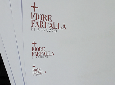 FioreFarfalla_02 brand design brand identity branddesign design illustration logo typography visual id visual identity