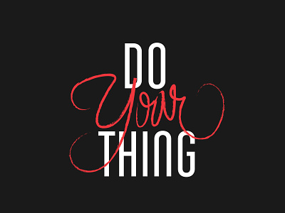Do your thing ando condensed font lettering type typedesign typeface typography