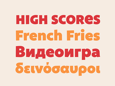 Bango Pro- Greek and Cyrillic update