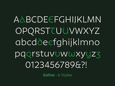 Galica typeface