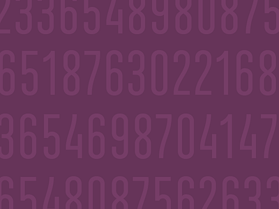 Ando digits ando font type typography