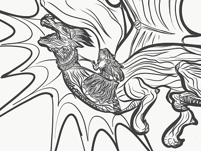 Dragon Warrior animals art graphic design illustration ipad pro japan manga vector vector art