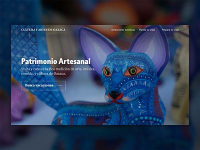 Oaxaca Arts and Culture art artwork culture español mexico oaxaca spanish tradition typography ui ux