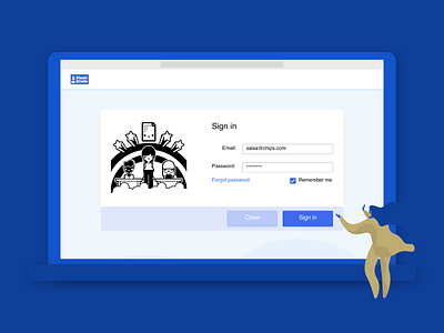 Flashgrade Sign-in app authentication branding design entrance password signin ui user ux web