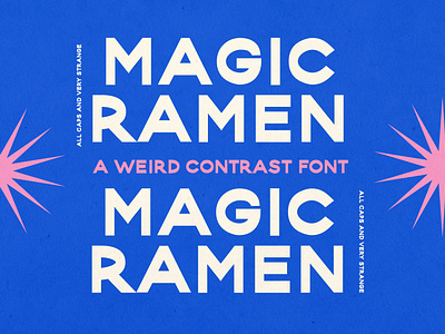 Magic Ramen Font